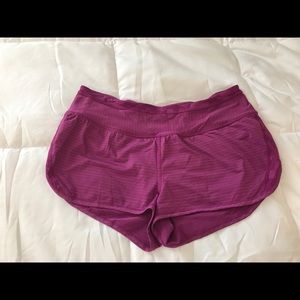 Lululemon purple shorts